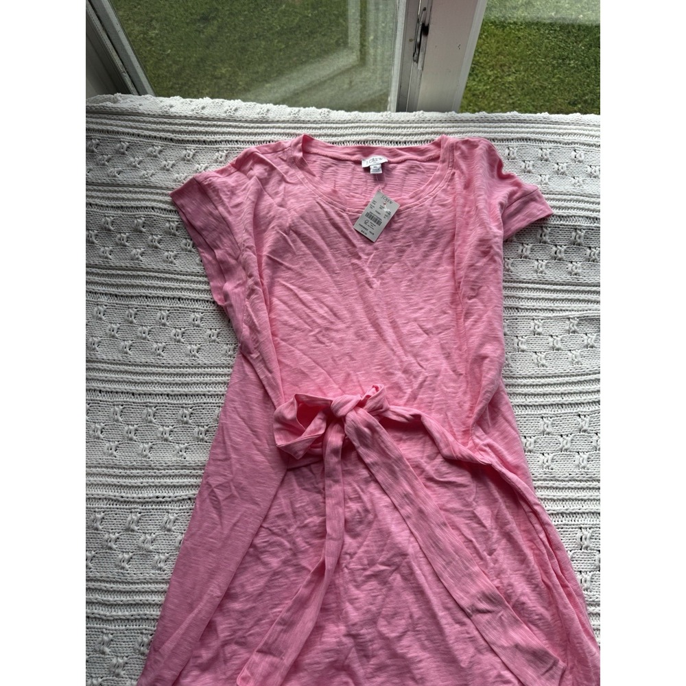 021 – Brand New With Tags, Beautiful Pink, Comfy J.Crew T-Shirt Dress With Belt
